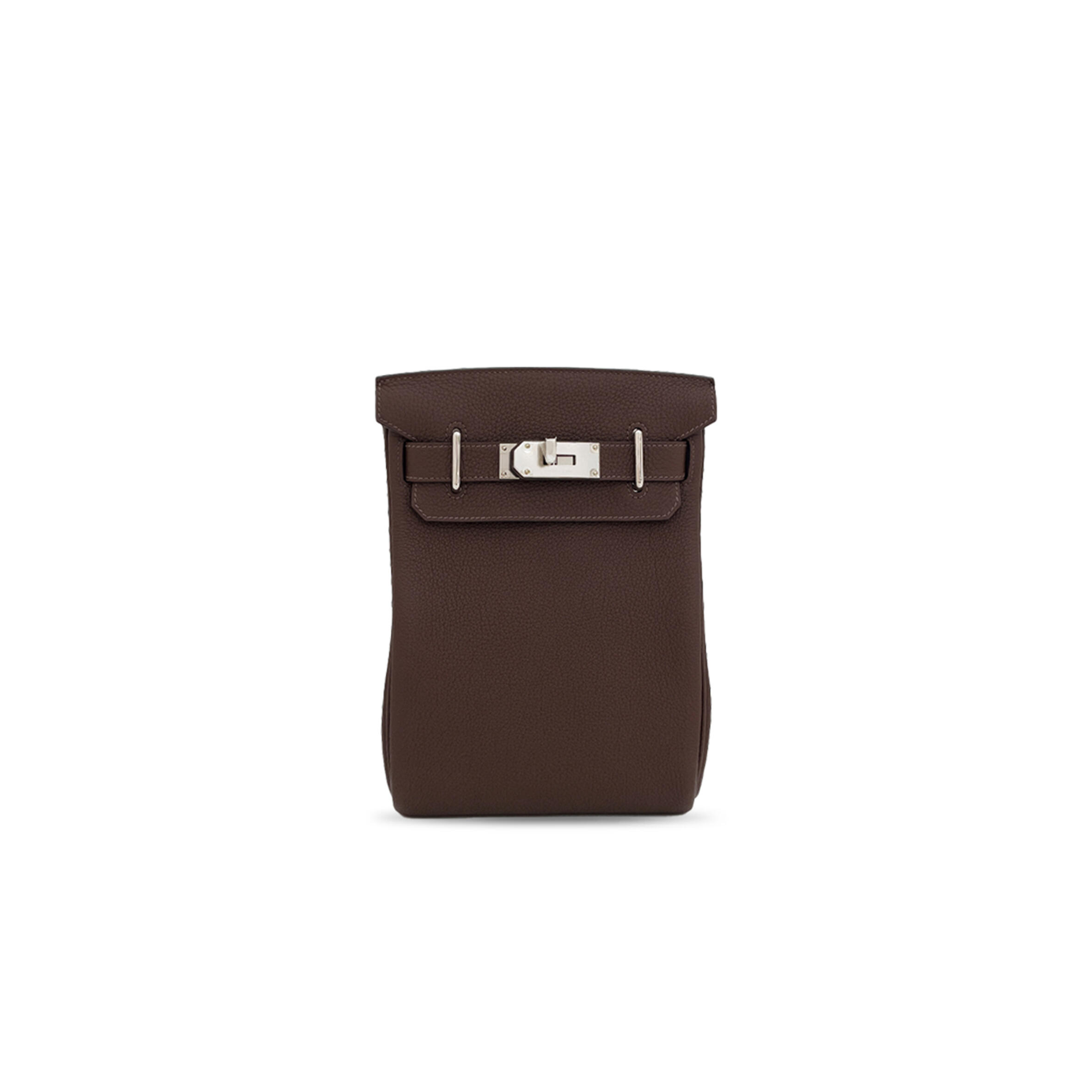 HERMES HAC A DOS TOGO CALFSKIN SHOULDER BAG (28*18*8cm) 